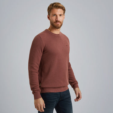PKW2508324 8203 | Pullover mit Waffelstruktur